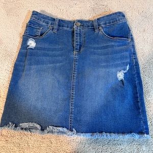 SOHO Jeans High Waist Denim Skirt